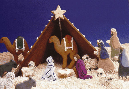 edible nativity