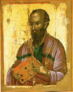 Saint Paul in Holy Stavronikita Monastery