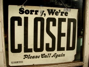 Sorry We're Closed