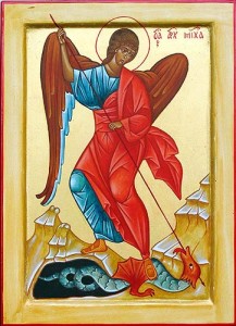St. Michael slays the dragon