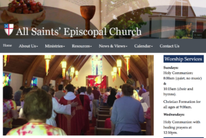 All Saints Richland website